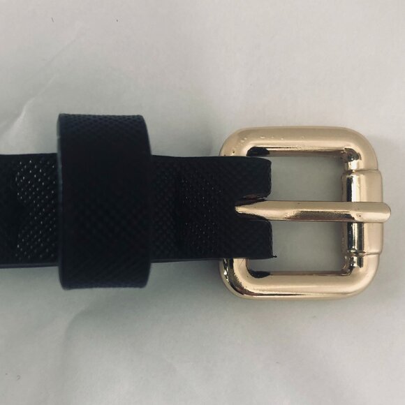 NWOT-RW&CO skinny belt black Size XXS - Picture 1 of 6